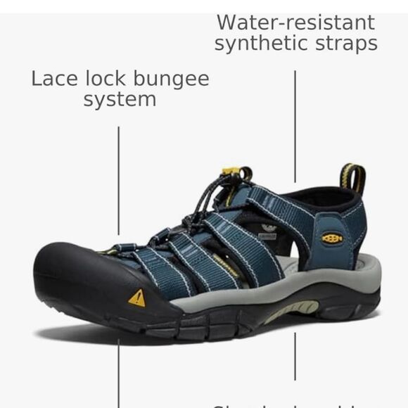 KEEN Newport H2 Sandals Blue Gray - Men's Size 7 - Picture 2 of 15